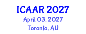International Conference on Antibiotics and Antibiotic Resistance (ICAAR) April 03, 2027 - Toronto, Australia International Conference on Antibiotics and Antibiotic Resistance (ICAAR) April 03, 2027 - Toronto, Australia