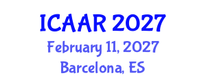 International Conference on Antibiotics and Antibiotic Resistance (ICAAR) February 11, 2027 - Barcelona, Spain International Conference on Antibiotics and Antibiotic Resistance (ICAAR) February 11, 2027 - Barcelona, Spain