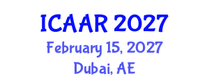 International Conference on Antibiotics and Antibiotic Resistance (ICAAR) February 15, 2027 - Dubai, United Arab Emirates International Conference on Antibiotics and Antibiotic Resistance (ICAAR) February 15, 2027 - Dubai, United Arab Emirates