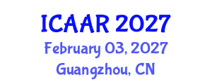 International Conference on Antibiotics and Antibiotic Resistance (ICAAR) February 03, 2027 - Guangzhou, China International Conference on Antibiotics and Antibiotic Resistance (ICAAR) February 03, 2027 - Guangzhou, China