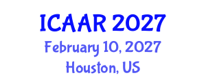 International Conference on Antibiotics and Antibiotic Resistance (ICAAR) February 10, 2027 - Houston, United States International Conference on Antibiotics and Antibiotic Resistance (ICAAR) February 10, 2027 - Houston, United States