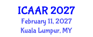 International Conference on Antibiotics and Antibiotic Resistance (ICAAR) February 11, 2027 - Kuala Lumpur, Malaysia International Conference on Antibiotics and Antibiotic Resistance (ICAAR) February 11, 2027 - Kuala Lumpur, Malaysia