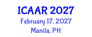 International Conference on Antibiotics and Antibiotic Resistance (ICAAR) February 17, 2027 - Manila, Philippines International Conference on Antibiotics and Antibiotic Resistance (ICAAR) February 17, 2027 - Manila, Philippines