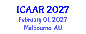 International Conference on Antibiotics and Antibiotic Resistance (ICAAR) February 01, 2027 - Melbourne, Australia International Conference on Antibiotics and Antibiotic Resistance (ICAAR) February 01, 2027 - Melbourne, Australia