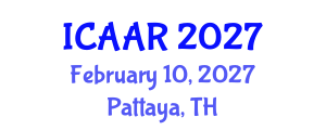 International Conference on Antibiotics and Antibiotic Resistance (ICAAR) February 10, 2027 - Pattaya, Thailand International Conference on Antibiotics and Antibiotic Resistance (ICAAR) February 10, 2027 - Pattaya, Thailand