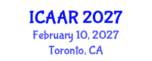 International Conference on Antibiotics and Antibiotic Resistance (ICAAR) February 10, 2027 - Toronto, Canada International Conference on Antibiotics and Antibiotic Resistance (ICAAR) February 10, 2027 - Toronto, Canada