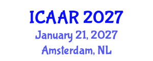 International Conference on Antibiotics and Antibiotic Resistance (ICAAR) January 21, 2027 - Amsterdam, Netherlands International Conference on Antibiotics and Antibiotic Resistance (ICAAR) January 21, 2027 - Amsterdam, Netherlands