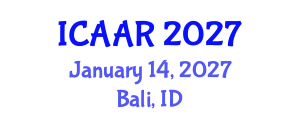 International Conference on Antibiotics and Antibiotic Resistance (ICAAR) January 14, 2027 - Bali, Indonesia International Conference on Antibiotics and Antibiotic Resistance (ICAAR) January 14, 2027 - Bali, Indonesia