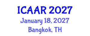 International Conference on Antibiotics and Antibiotic Resistance (ICAAR) January 18, 2027 - Bangkok, Thailand International Conference on Antibiotics and Antibiotic Resistance (ICAAR) January 18, 2027 - Bangkok, Thailand