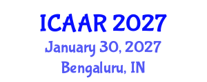 International Conference on Antibiotics and Antibiotic Resistance (ICAAR) January 30, 2027 - Bengaluru, India International Conference on Antibiotics and Antibiotic Resistance (ICAAR) January 30, 2027 - Bengaluru, India