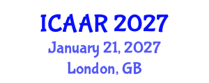 International Conference on Antibiotics and Antibiotic Resistance (ICAAR) January 21, 2027 - London, United Kingdom International Conference on Antibiotics and Antibiotic Resistance (ICAAR) January 21, 2027 - London, United Kingdom