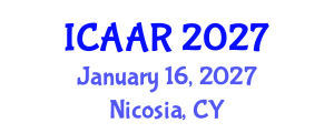 International Conference on Antibiotics and Antibiotic Resistance (ICAAR) January 16, 2027 - Nicosia, Cyprus International Conference on Antibiotics and Antibiotic Resistance (ICAAR) January 16, 2027 - Nicosia, Cyprus