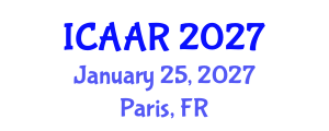 International Conference on Antibiotics and Antibiotic Resistance (ICAAR) January 25, 2027 - Paris, France International Conference on Antibiotics and Antibiotic Resistance (ICAAR) January 25, 2027 - Paris, France