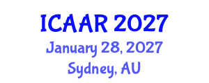 International Conference on Antibiotics and Antibiotic Resistance (ICAAR) January 28, 2027 - Sydney, Australia International Conference on Antibiotics and Antibiotic Resistance (ICAAR) January 28, 2027 - Sydney, Australia