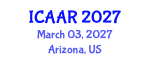 International Conference on Antibiotics and Antibiotic Resistance (ICAAR) March 03, 2027 - Arizona, United States International Conference on Antibiotics and Antibiotic Resistance (ICAAR) March 03, 2027 - Arizona, United States