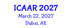 International Conference on Antibiotics and Antibiotic Resistance (ICAAR) March 22, 2027 - Dubai, United Arab Emirates International Conference on Antibiotics and Antibiotic Resistance (ICAAR) March 22, 2027 - Dubai, United Arab Emirates