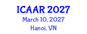International Conference on Antibiotics and Antibiotic Resistance (ICAAR) March 10, 2027 - Hanoi, Vietnam International Conference on Antibiotics and Antibiotic Resistance (ICAAR) March 10, 2027 - Hanoi, Vietnam