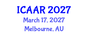 International Conference on Antibiotics and Antibiotic Resistance (ICAAR) March 17, 2027 - Melbourne, Australia International Conference on Antibiotics and Antibiotic Resistance (ICAAR) March 17, 2027 - Melbourne, Australia
