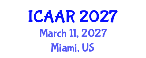 International Conference on Antibiotics and Antibiotic Resistance (ICAAR) March 11, 2027 - Miami, United States International Conference on Antibiotics and Antibiotic Resistance (ICAAR) March 11, 2027 - Miami, United States