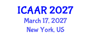 International Conference on Antibiotics and Antibiotic Resistance (ICAAR) March 17, 2027 - New York, United States International Conference on Antibiotics and Antibiotic Resistance (ICAAR) March 17, 2027 - New York, United States