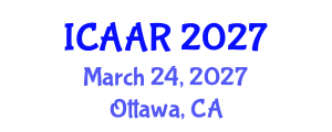 International Conference on Antibiotics and Antibiotic Resistance (ICAAR) March 24, 2027 - Ottawa, Canada International Conference on Antibiotics and Antibiotic Resistance (ICAAR) March 24, 2027 - Ottawa, Canada