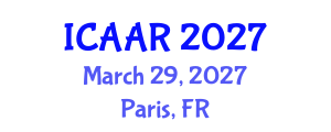 International Conference on Antibiotics and Antibiotic Resistance (ICAAR) March 29, 2027 - Paris, France International Conference on Antibiotics and Antibiotic Resistance (ICAAR) March 29, 2027 - Paris, France