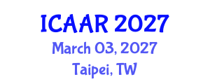 International Conference on Antibiotics and Antibiotic Resistance (ICAAR) March 03, 2027 - Taipei, Taiwan International Conference on Antibiotics and Antibiotic Resistance (ICAAR) March 03, 2027 - Taipei, Taiwan