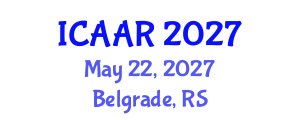 International Conference on Antibiotics and Antibiotic Resistance (ICAAR) May 22, 2027 - Belgrade, Serbia International Conference on Antibiotics and Antibiotic Resistance (ICAAR) May 22, 2027 - Belgrade, Serbia