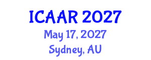 International Conference on Antibiotics and Antibiotic Resistance (ICAAR) May 17, 2027 - Sydney, Australia International Conference on Antibiotics and Antibiotic Resistance (ICAAR) May 17, 2027 - Sydney, Australia