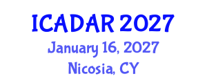 International Conference on Antimicrobial Drugs and Antibiotic Resistance (ICADAR) January 16, 2027 - Nicosia, Cyprus International Conference on Antimicrobial Drugs and Antibiotic Resistance (ICADAR) January 16, 2027 - Nicosia, Cyprus