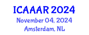 International Conference on Antimycobacterials, Antimicrobial Activity and Resistance (ICAAAR) November 04, 2024 - Amsterdam, Netherlands