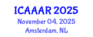 International Conference on Antimycobacterials, Antimicrobial Activity and Resistance (ICAAAR) November 04, 2025 - Amsterdam, Netherlands