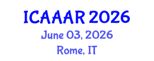 International Conference on Antimycobacterials, Antimicrobial Activity and Resistance (ICAAAR) June 03, 2026 - Rome, Italy