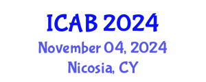 International Conference on Apiculture and Beekeeping (ICAB) November 04, 2024 - Nicosia, Cyprus