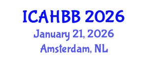International Conference on Apiculture and Honey Bee Biology (ICAHBB) January 21, 2026 - Amsterdam, Netherlands