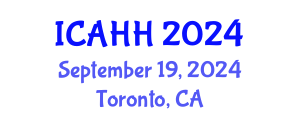 International Conference on Apiculture and Honey Harvesting (ICAHH) September 19, 2024 - Toronto, Canada