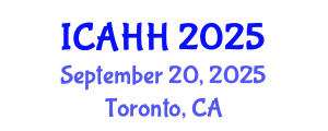 International Conference on Apiculture and Honey Harvesting (ICAHH) September 20, 2025 - Toronto, Canada