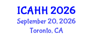 International Conference on Apiculture and Honey Harvesting (ICAHH) September 20, 2026 - Toronto, Canada