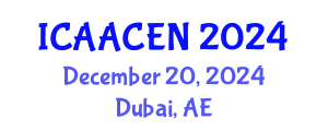 International Conference on Applications of Cognitive Engineering and Neuroscience (ICAACEN) December 20, 2024 - Dubai, United Arab Emirates