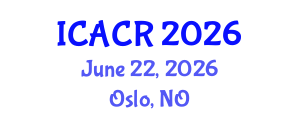 International Conference on Applications of Cognitive Robotics (ICACR) June 22, 2026 - Oslo, Norway