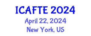 International Conference on Applications of Fluids and Thermodynamics Engineering (ICAFTE) April 22, 2024 - New York, United States