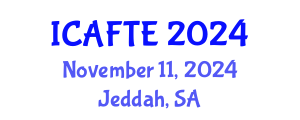 International Conference on Applications of Fluids and Thermodynamics Engineering (ICAFTE) November 11, 2024 - Jeddah, Saudi Arabia
