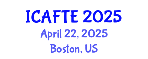 International Conference on Applications of Fluids and Thermodynamics Engineering (ICAFTE) April 22, 2025 - Boston, United States