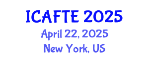 International Conference on Applications of Fluids and Thermodynamics Engineering (ICAFTE) April 22, 2025 - New York, United States