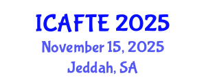 International Conference on Applications of Fluids and Thermodynamics Engineering (ICAFTE) November 15, 2025 - Jeddah, Saudi Arabia