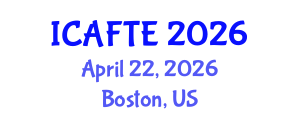 International Conference on Applications of Fluids and Thermodynamics Engineering (ICAFTE) April 22, 2026 - Boston, United States