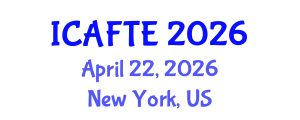 International Conference on Applications of Fluids and Thermodynamics Engineering (ICAFTE) April 22, 2026 - New York, United States