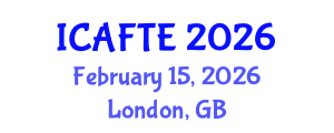 International Conference on Applications of Fluids and Thermodynamics Engineering (ICAFTE) February 15, 2026 - London, United Kingdom