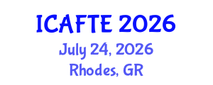 International Conference on Applications of Fluids and Thermodynamics Engineering (ICAFTE) July 24, 2026 - Rhodes, Greece