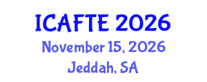 International Conference on Applications of Fluids and Thermodynamics Engineering (ICAFTE) November 15, 2026 - Jeddah, Saudi Arabia